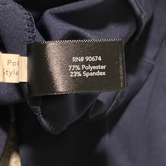 Boston Proper Women's Color Block active performance Jacket - navy mint white M - Picture 5 of 10